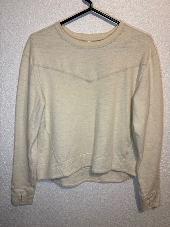 Kuhl Tops - Kuhl Women's Cream Long-Sleeve Crewneck Top - Size Medium